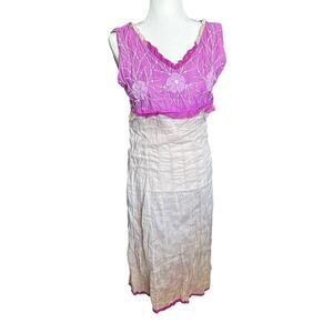 Vintage y2k midi beaded dress